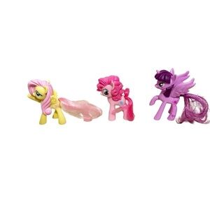 McDonald’s Hasbro My Little Pony Figures Pinkie Pie Flutter Shy Twilight Sparkle